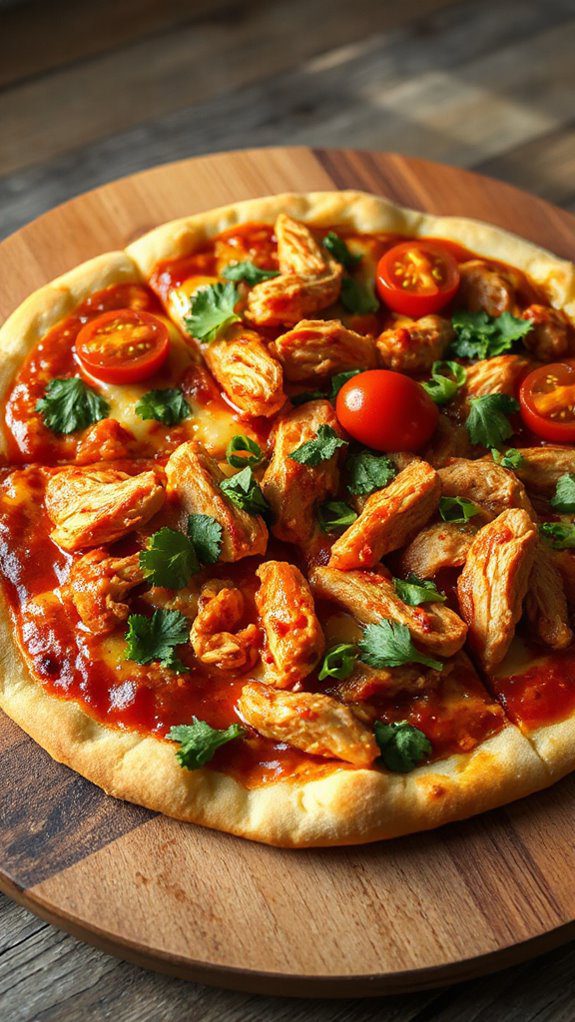grilled chicken pizza delight