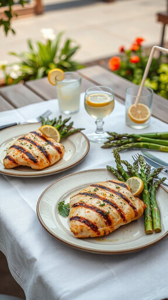 grilled chicken with asparagus grilled chicken with asparagus