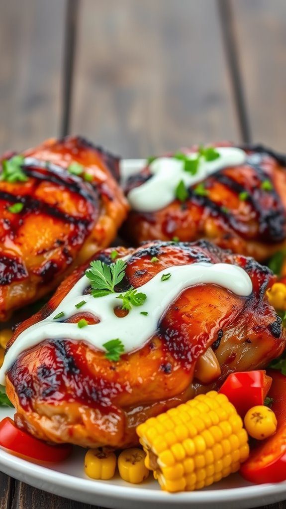 grilled chicken with bbq