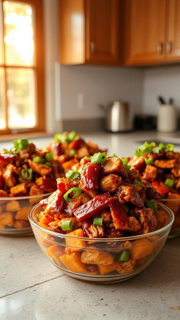 grilled chicken with sweet potatoes
