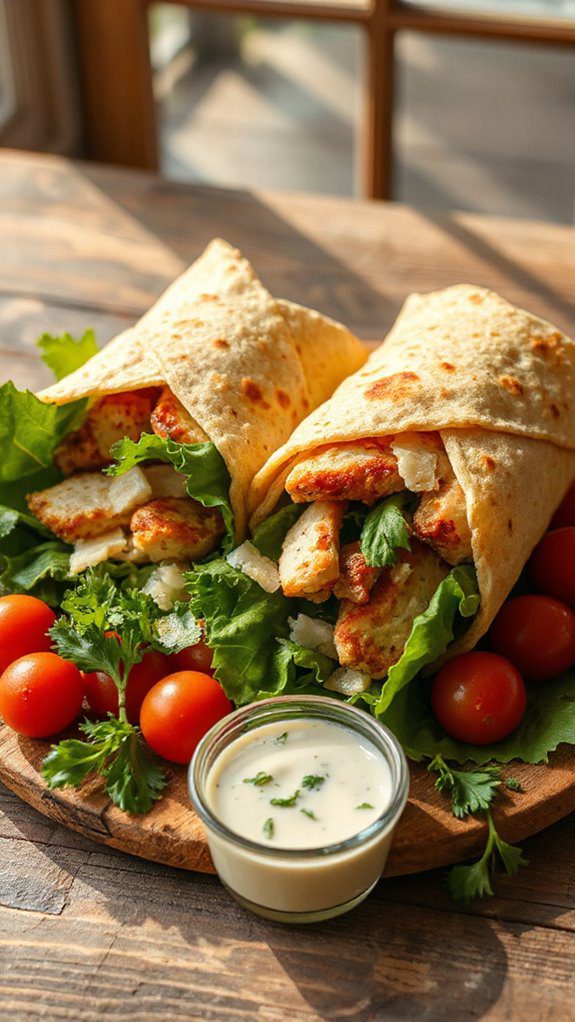 grilled chicken wrapped salad grilled chicken wrapped salad