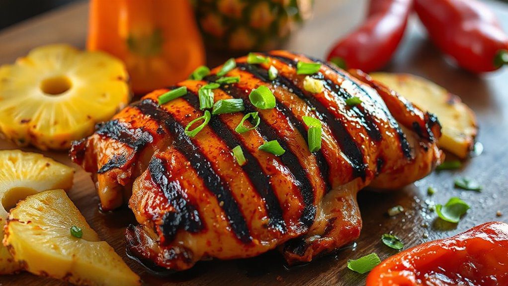 grilled hawaiian marinated chicken