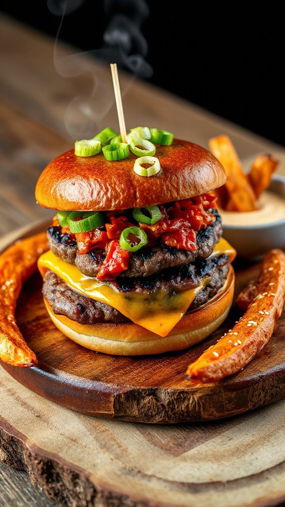 grilled marinated beef burger grilled marinated beef burger