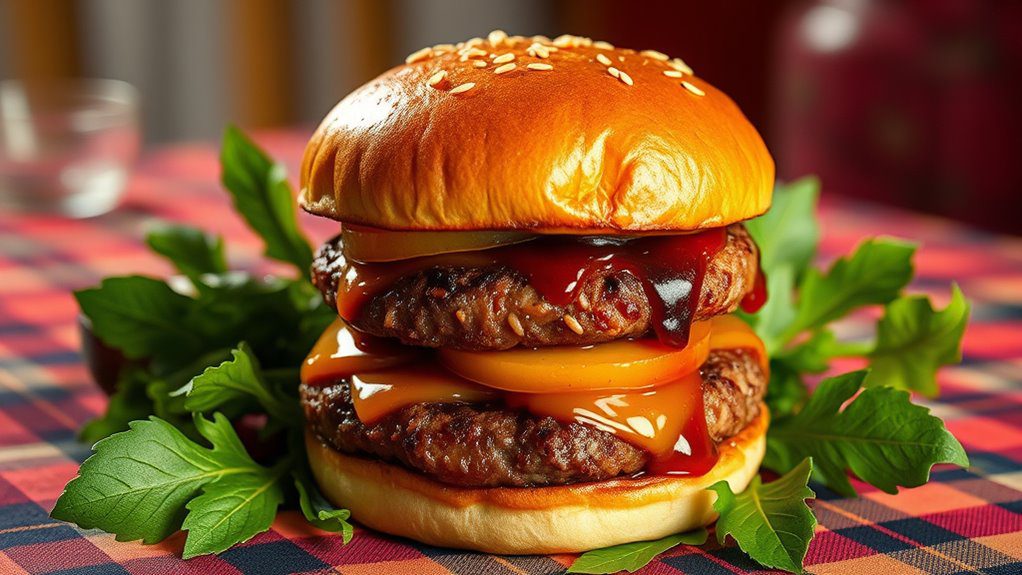 grilled pineapple teriyaki burger