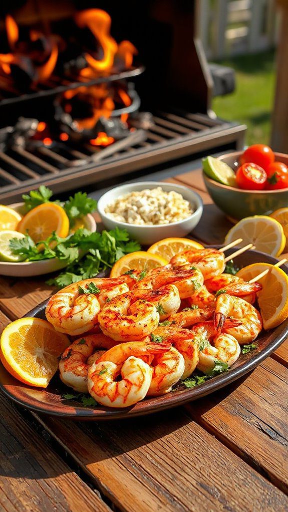grilled shrimp with spice