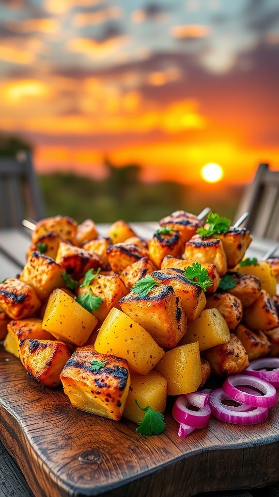 grilled smoky pineapple chicken grilled smoky pineapple chicken