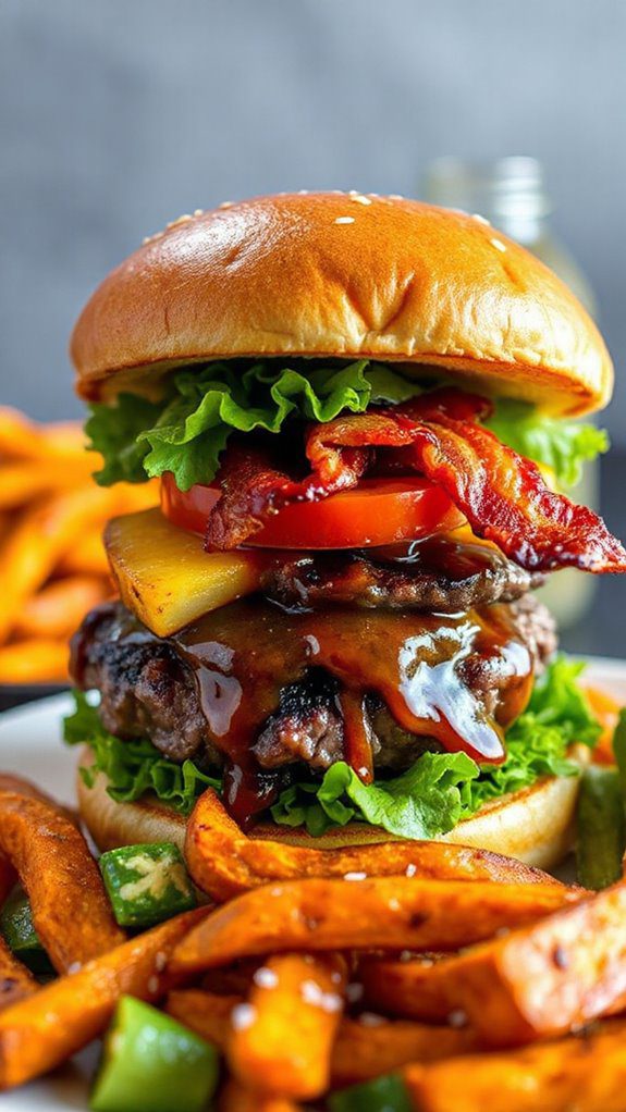 grilled teriyaki pineapple burger grilled teriyaki pineapple burger