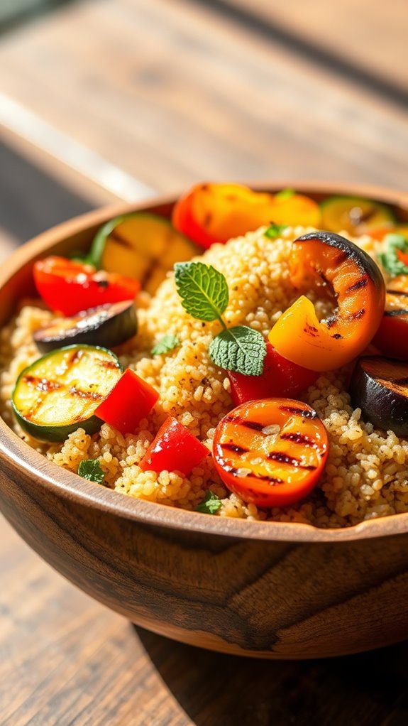 grilled vegetable quinoa salad grilled vegetable quinoa salad