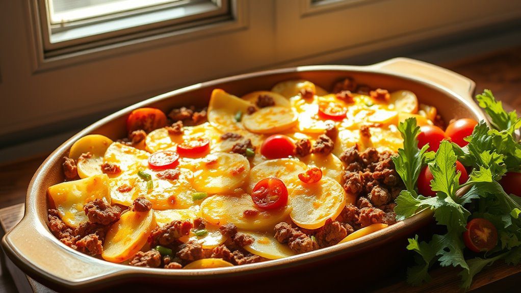 hamburger potato casserole recipe