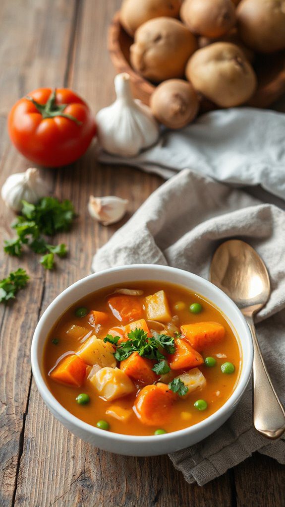 healthy and comforting broth