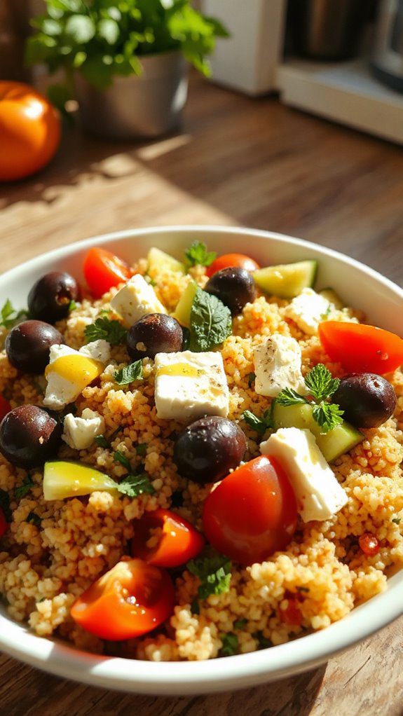 healthy and flavorful salad