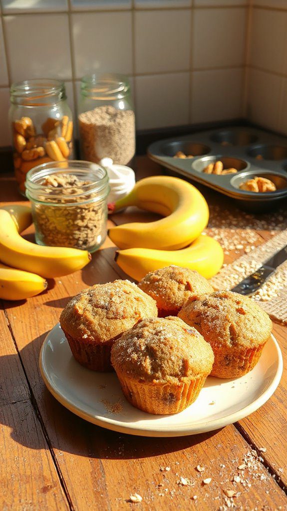 healthy banana muffin recipe