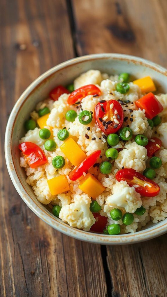 healthy cauliflower rice dish healthy cauliflower rice dish