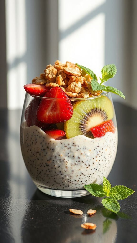 healthy chia seed dessert