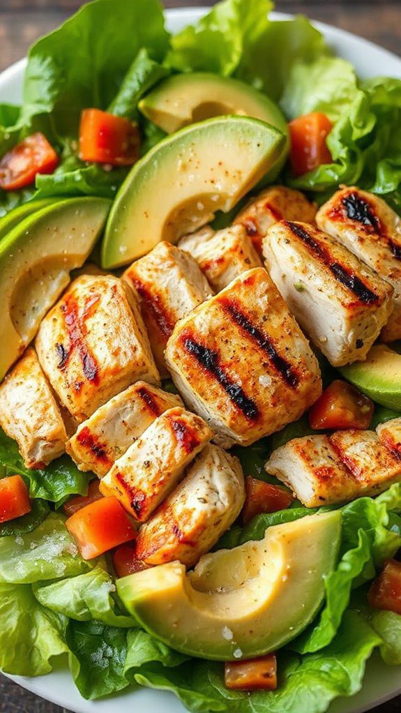 healthy chicken avocado dish healthy chicken avocado dish