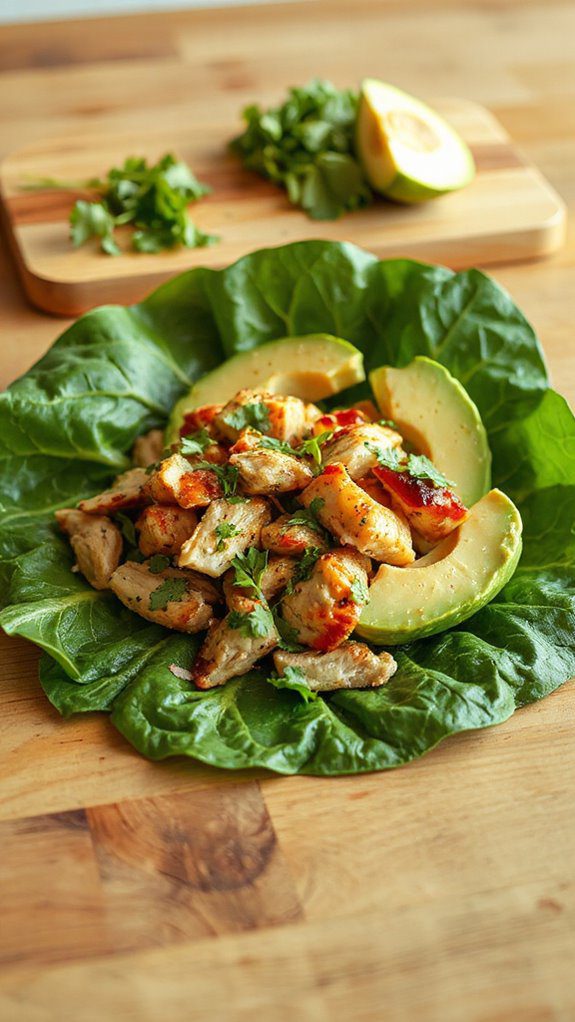healthy chicken avocado wraps healthy chicken avocado wraps