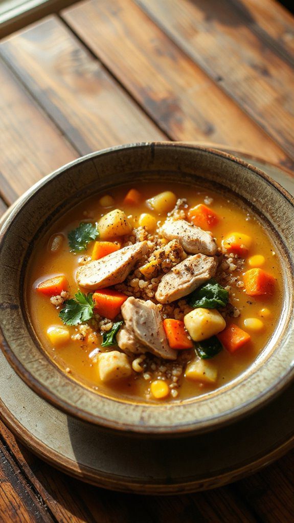 healthy chicken quinoa soup healthy chicken quinoa soup