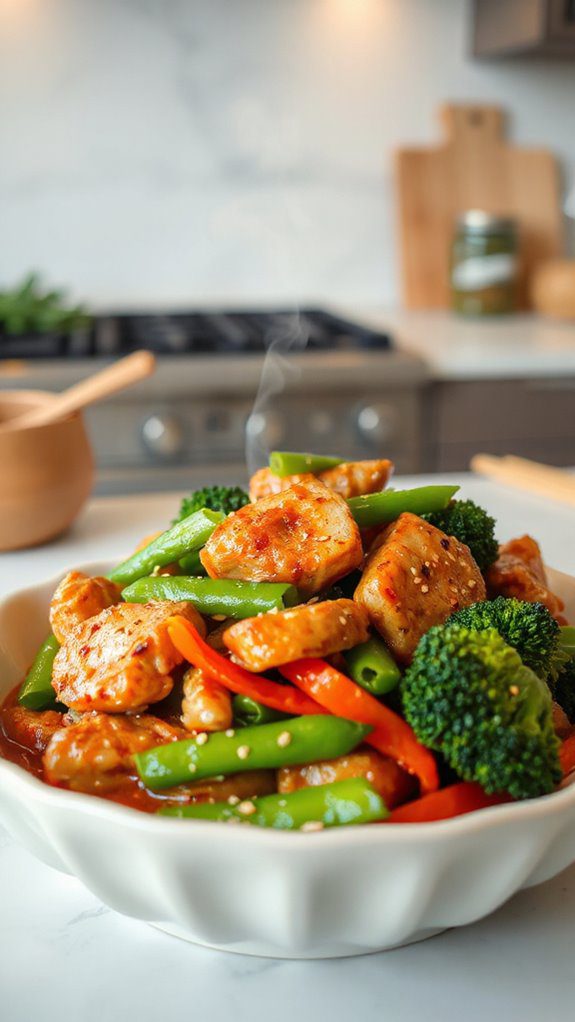 healthy chicken vegetable dish