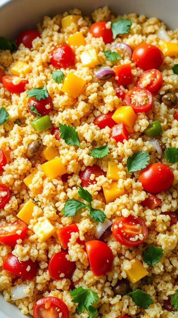 healthy flavorful quinoa salad