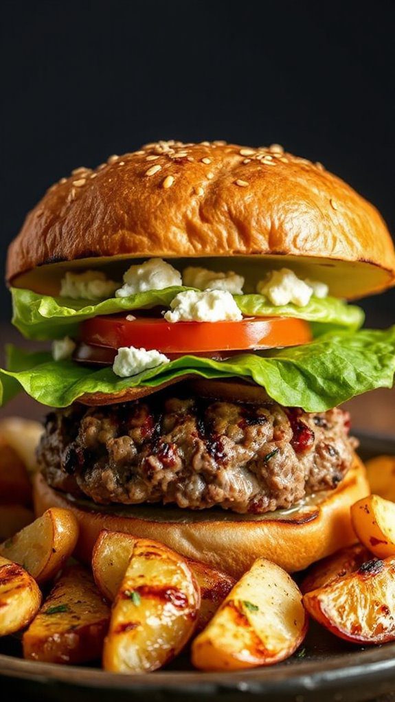 healthy greek yogurt burgers