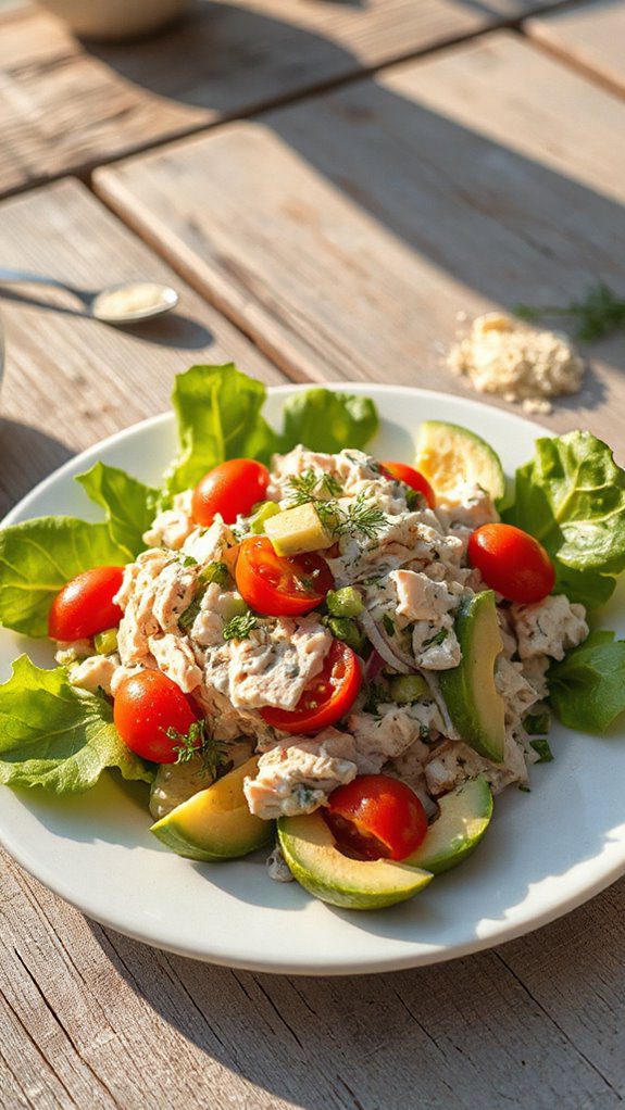 healthy greek yogurt salad