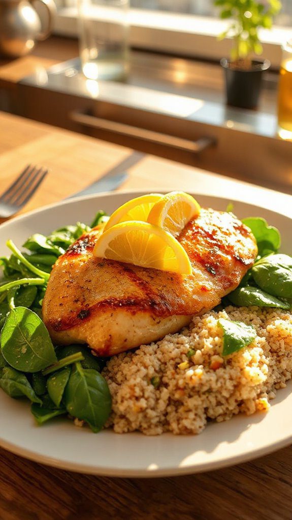 healthy lemon garlic chicken healthy lemon garlic chicken