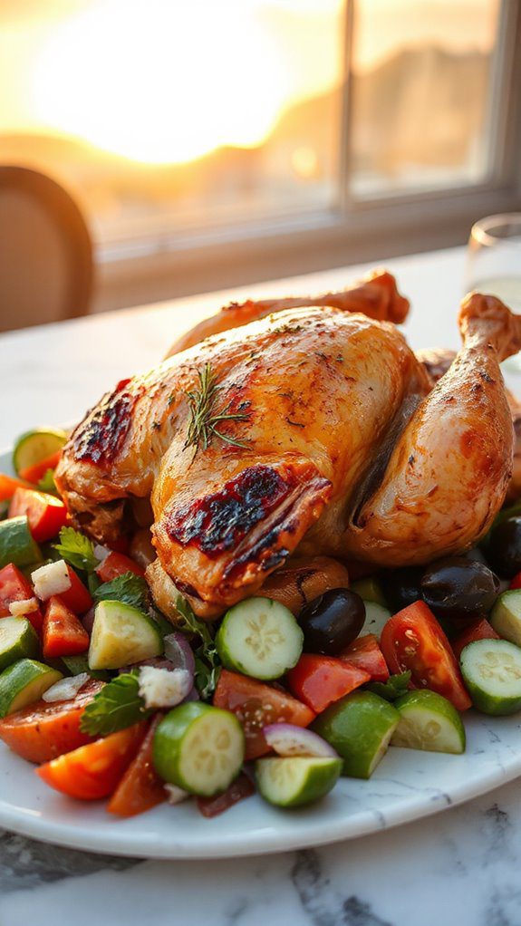 healthy mediterranean chicken salad