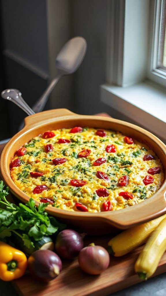 healthy quinoa veggie dish
