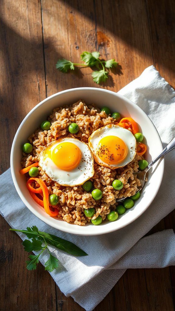 healthy rice and egg healthy rice and egg