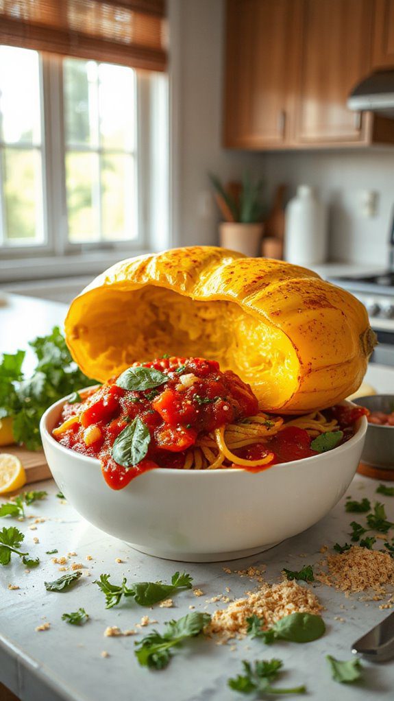 healthy spaghetti squash dish healthy spaghetti squash dish