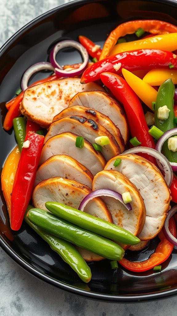 healthy turkey vegetable dish healthy turkey vegetable dish