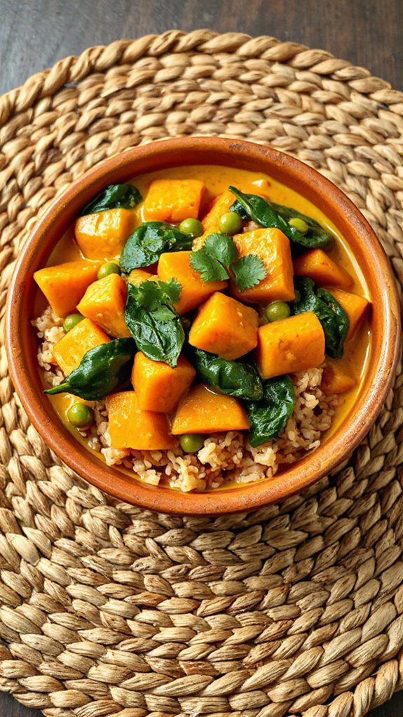 healthy vegetable curry dish