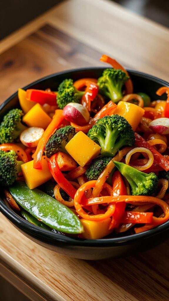 healthy vegetable dish preparation