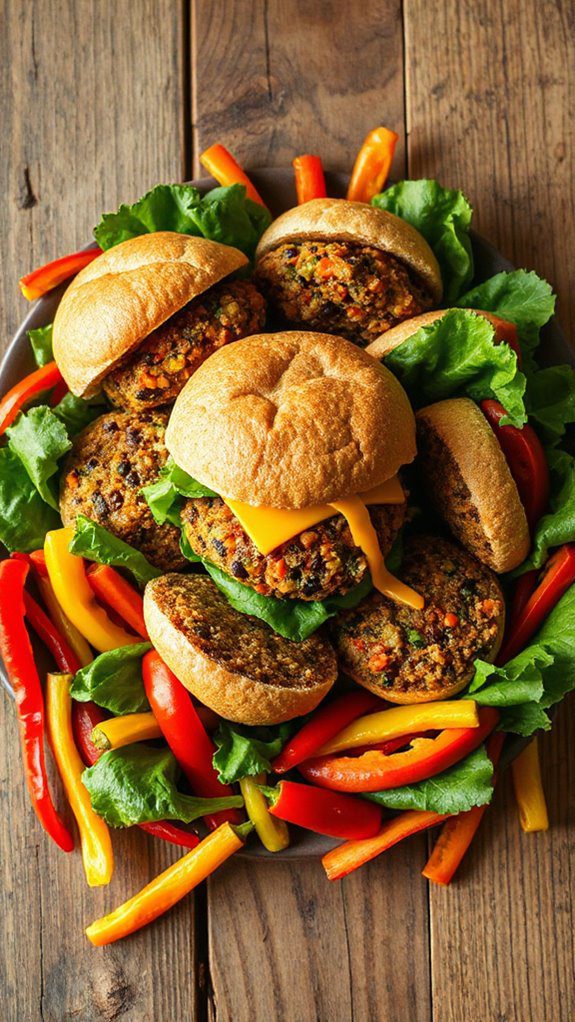 healthy vegetable quinoa patties