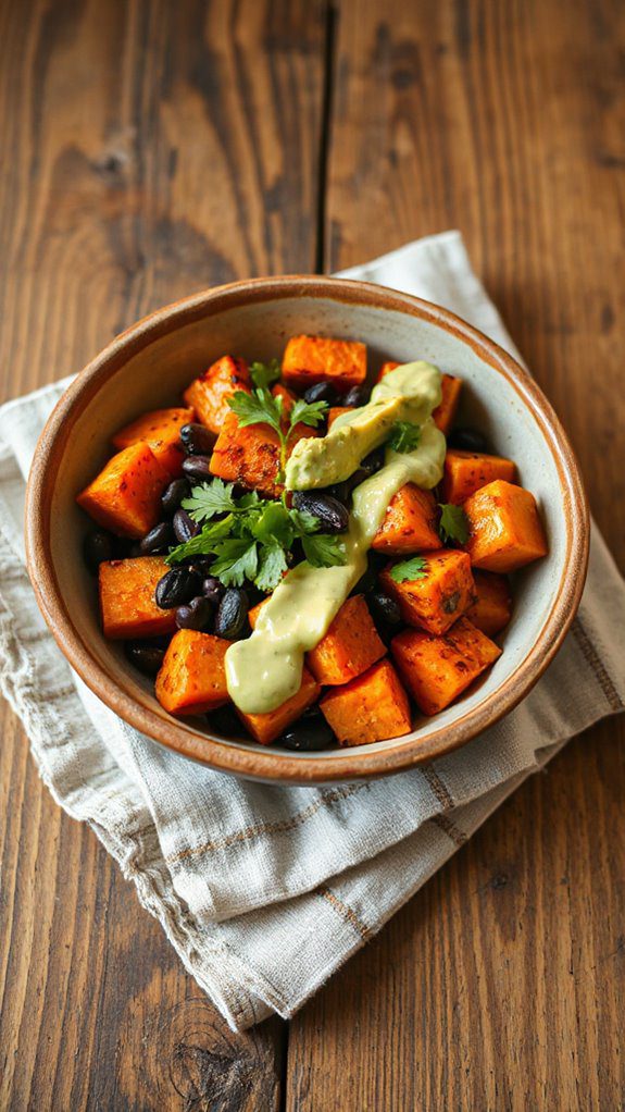 healthy vegetarian grain bowl