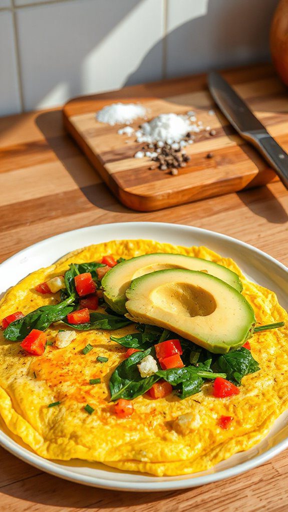 healthy veggie filled breakfast healthy veggie filled breakfast