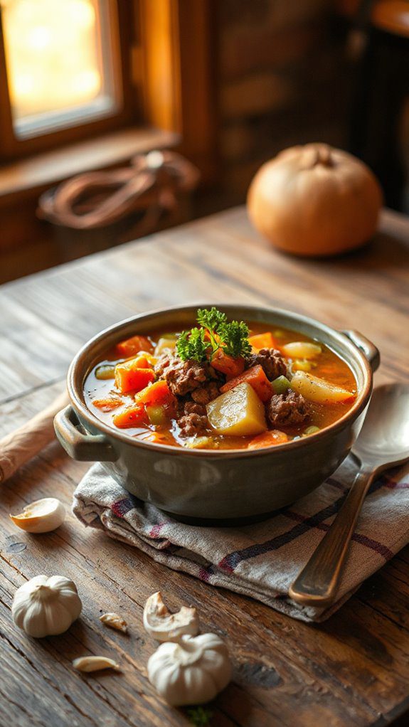 hearty beef and vegetables