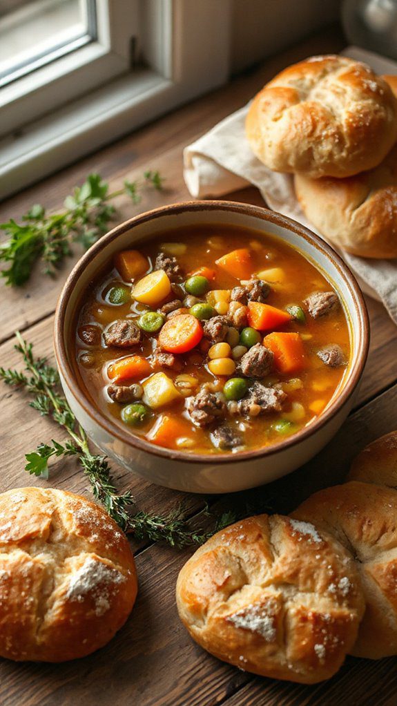 hearty beef barley soup