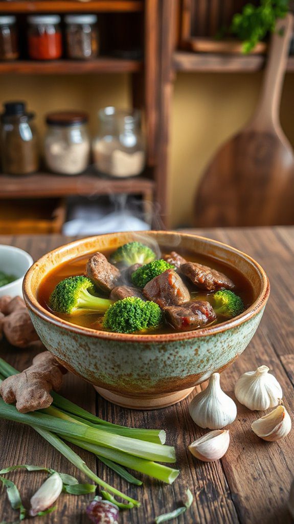 hearty beef broccoli soup hearty beef broccoli soup