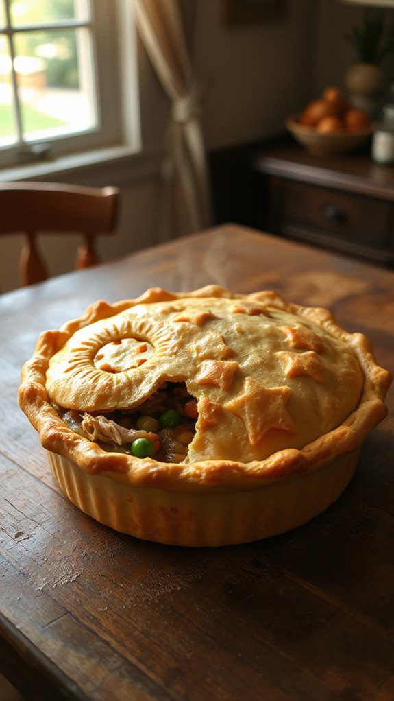 hearty chicken filled pastry hearty chicken filled pastry