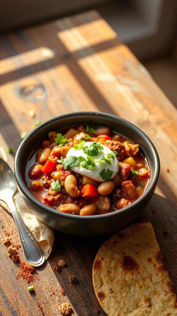 hearty kidney bean chili
