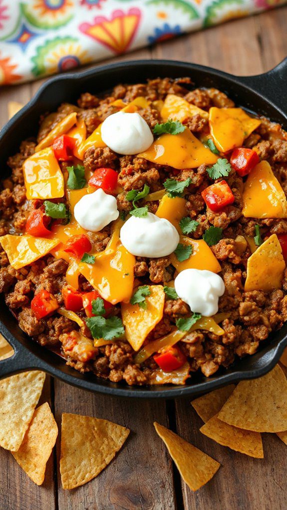 hearty meat and cheese casserole