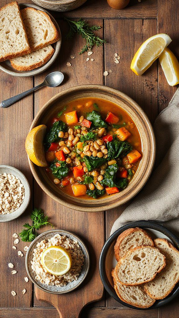 hearty oat lentil stew hearty oat lentil stew