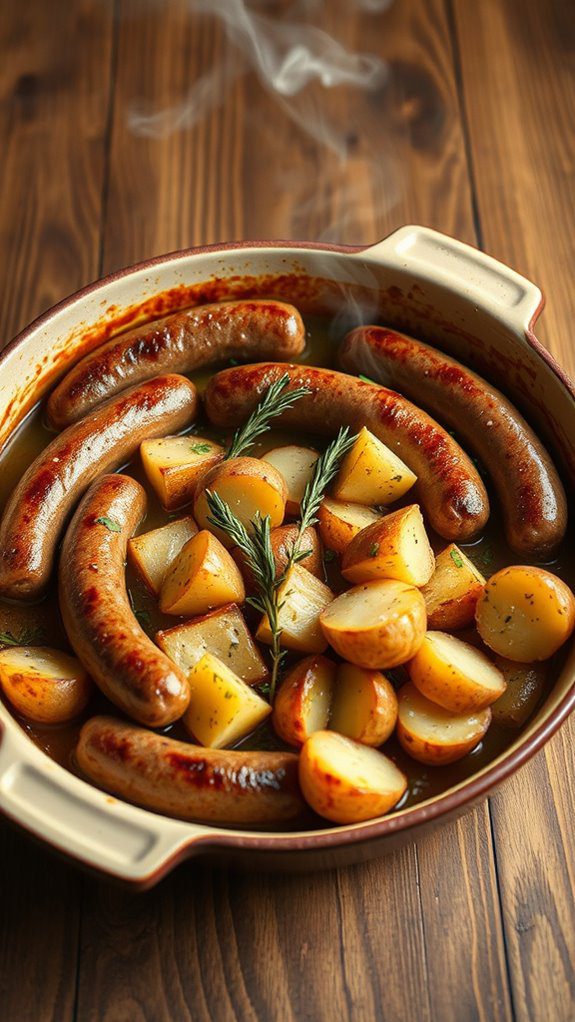 hearty sausage potato dish