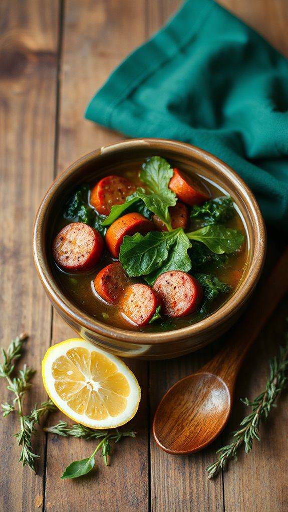 hearty soup with kale hearty soup with kale