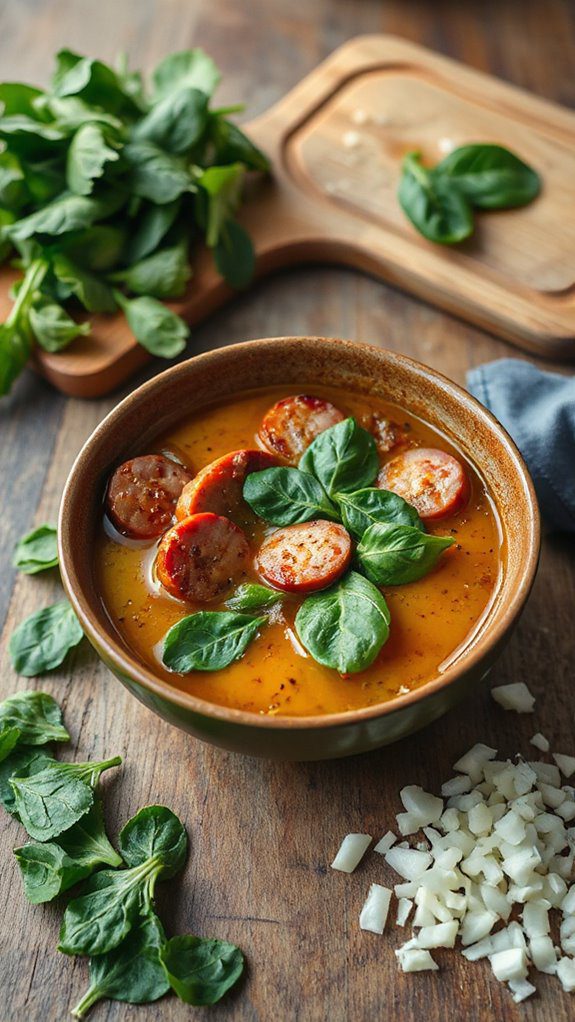 hearty spicy sausage soup hearty spicy sausage soup