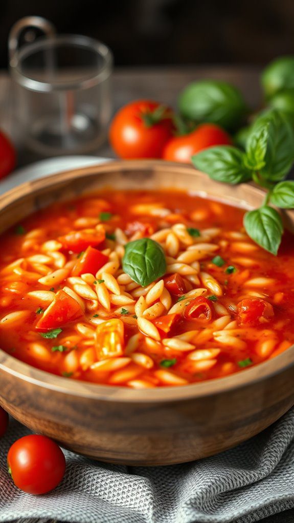 hearty tomato basil soup