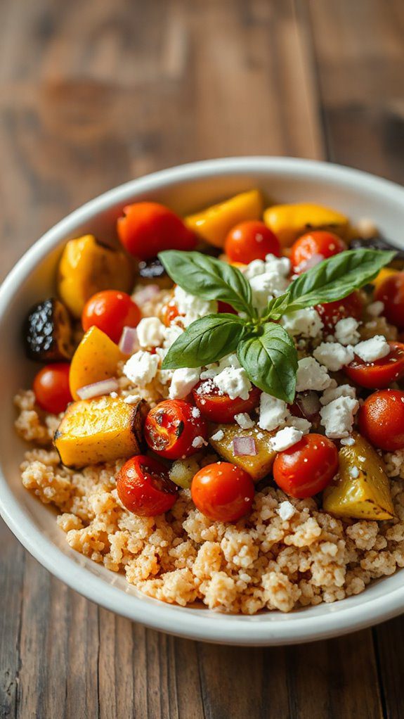 hearty vegetable and couscous
