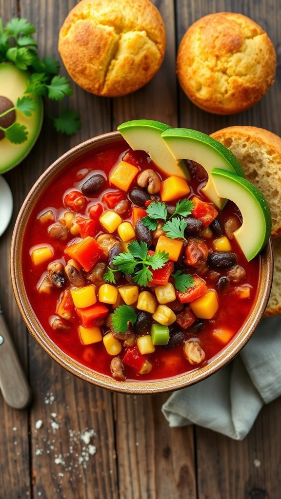 hearty vegetable bean chili hearty vegetable bean chili