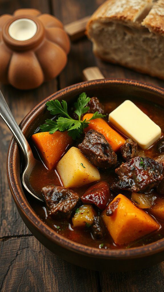 hearty vegetable rich stew